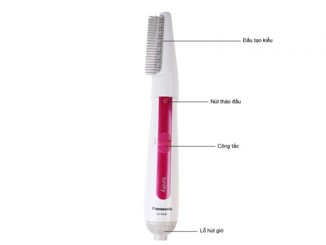Máy uốn duỗi tóc Panasonic EH-KE46VP645 (Trắng)