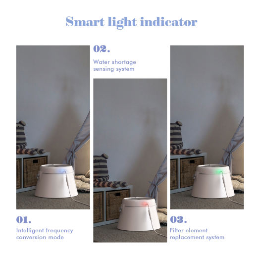 DADYPET PB-16 Đài Phun Nước Cho Mèo DADYPET Đèn LED Chỉ Báo Thông 