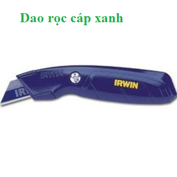 [HCM]1 x Dao rọc cáp Protouch Retractable (Xanh) Irwin 10504238