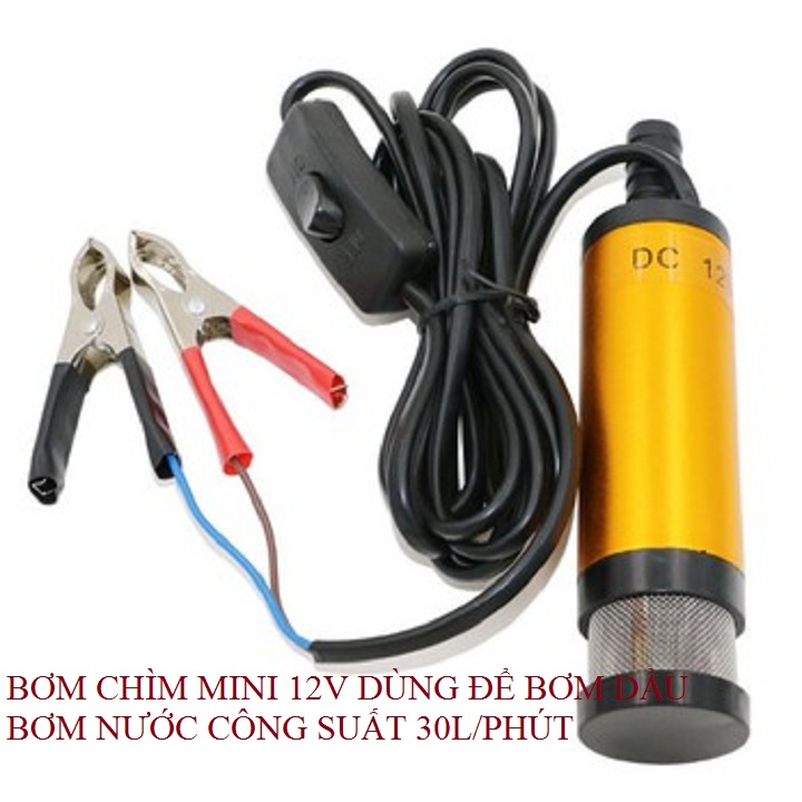 máy hút dầu mini - máy bơm nước mini 12v