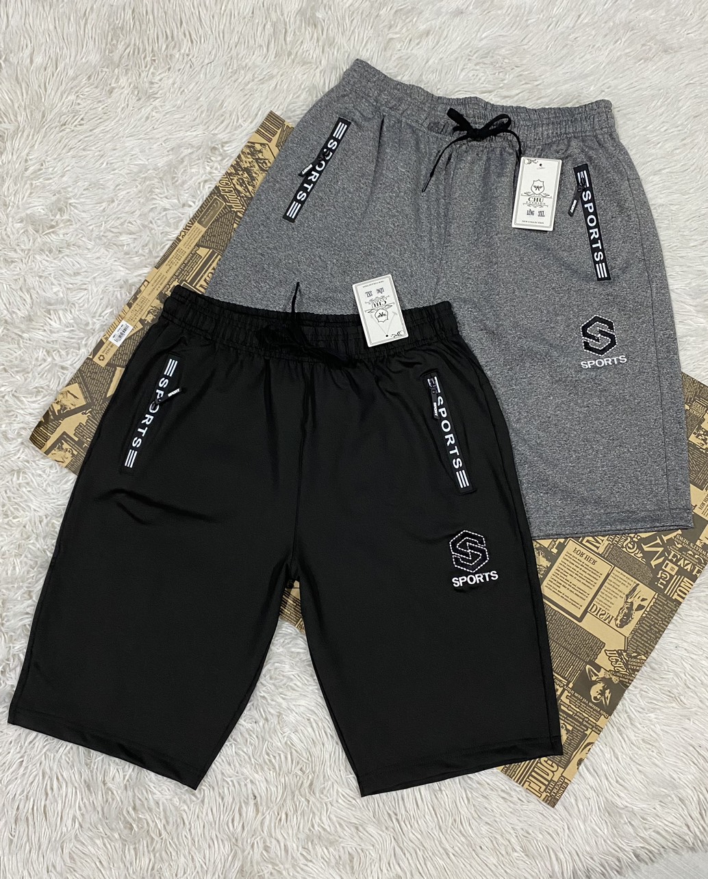 Quần lửng thể thao nam - quần short thể thao chất vải thun lạnh co giãn siêu đẹp