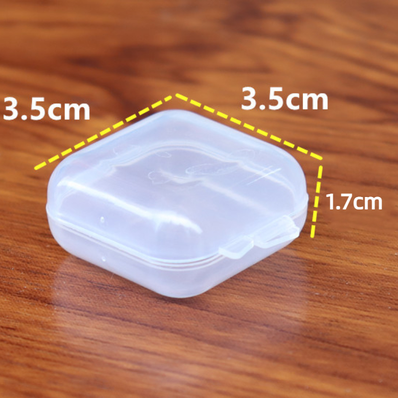 Transparent plastic jewelry organizer box clear mini plastic jewelry organizer box