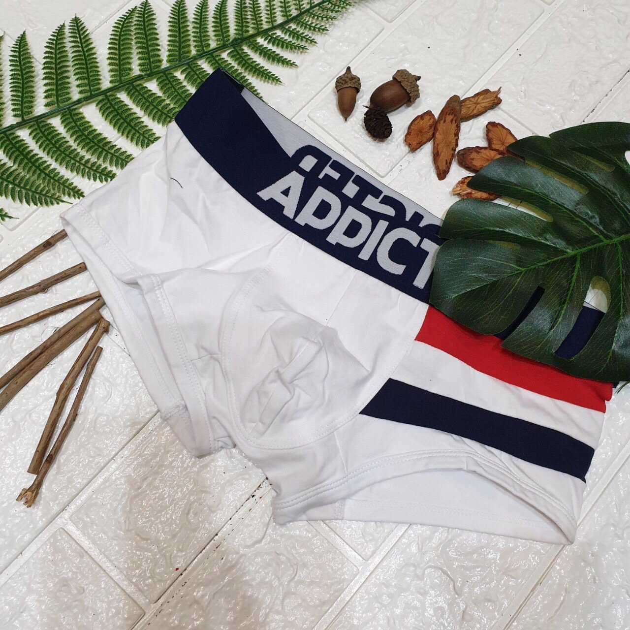 QUẦN SỊP NAM ADD BOXER MÀU TRẮNG