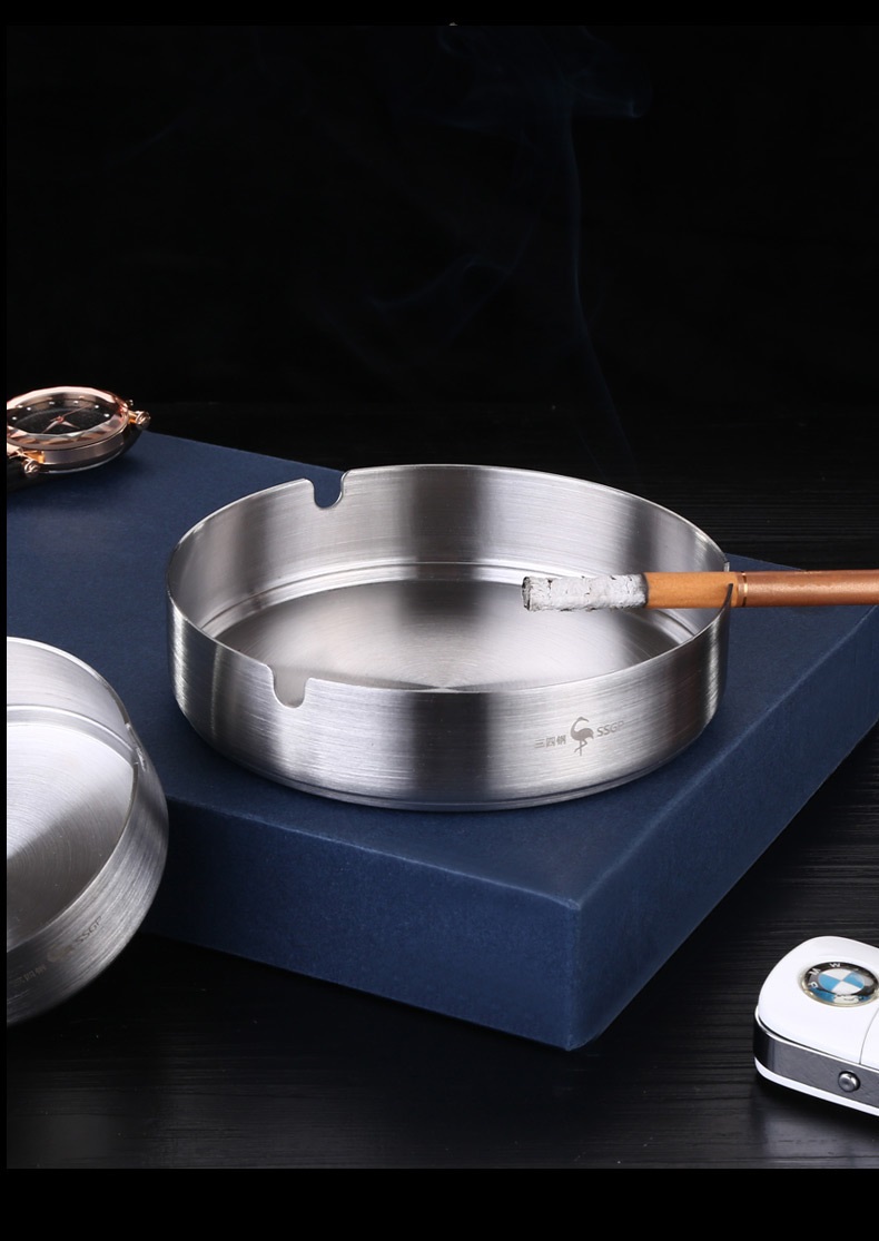 Gạt Tàn Thuốc Lá - Chất Liệu Inox Cao Cấp