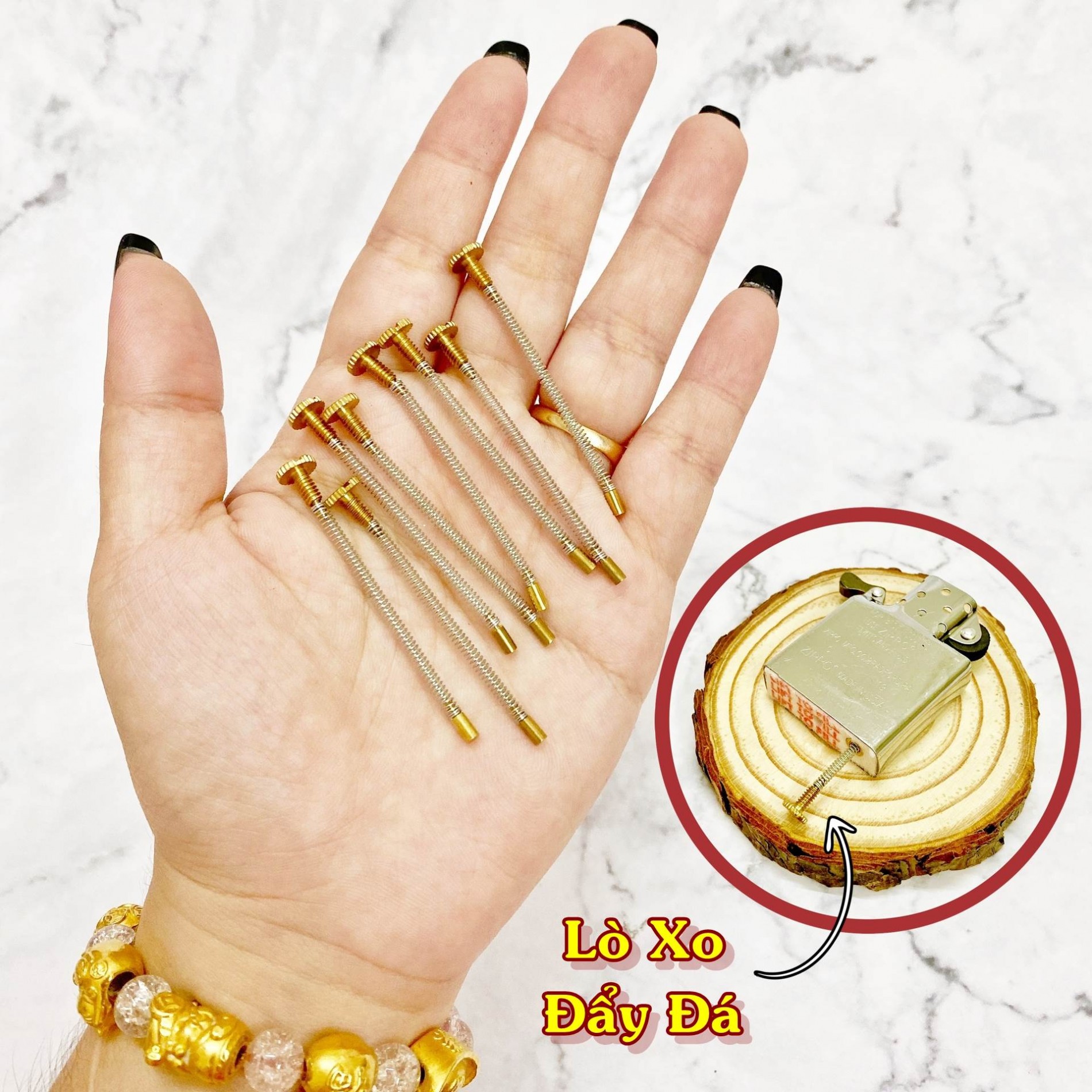PHỤ KIỆN BẬT LỬA - LÒ XO ĐẨY ĐÁ