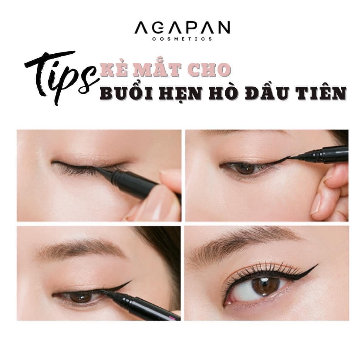 Bút dạ kẻ mắt AGAPAN COSMETICS