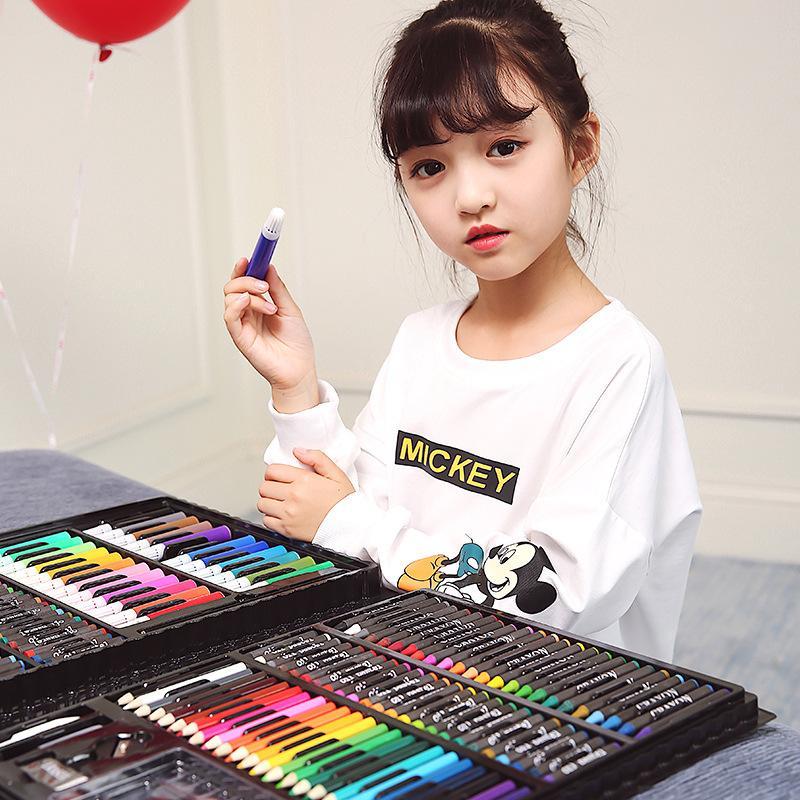 Hộp bút chì màu 168 món cho bé