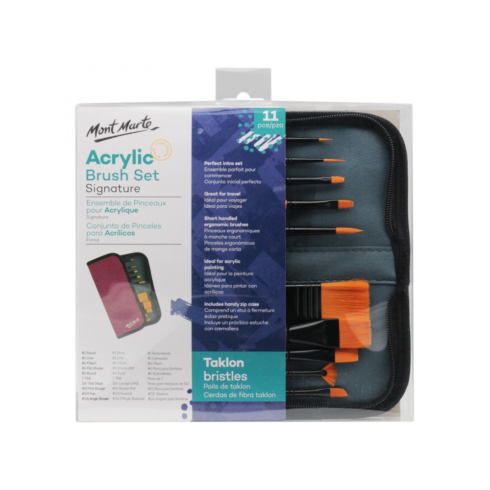 Cọ vẽ Acrylic Mont Marte cao cấp