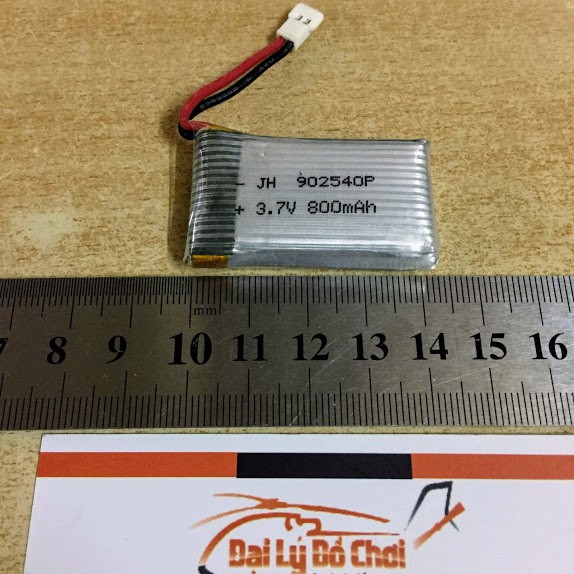 Pin Lipo 3.7V dung lượng 800mAh chân P2.54