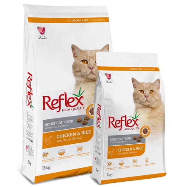 Hạt Cho Mèo Lớn Reflex Adult Chicken & Rice 2KG