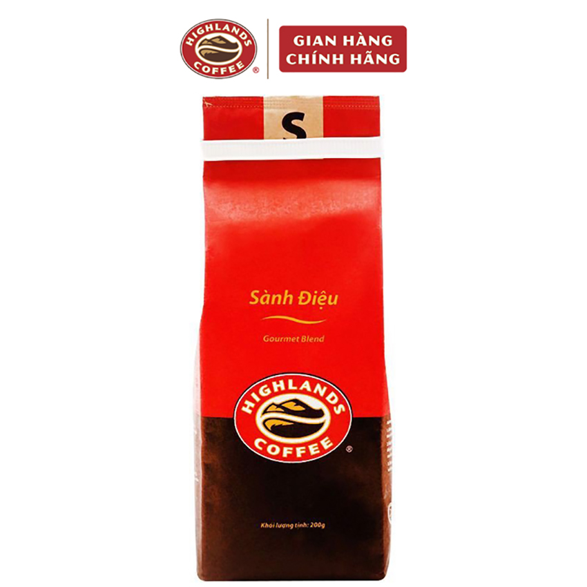 BÁO GIÁ Cà Phê Highland Pha Phin | Shopee Lazada Sendo Tiki mới nhất 42 Cà phê rang xay Sành Điệu Highlands Coffee túi 200g, cafe rang xay pha phin Sành điệu: cà phê arabica và cà phê robusta