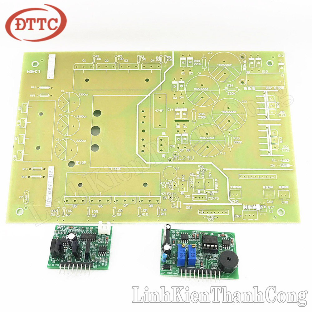 Bộ mạch 8 fet 2 ibgt nước ngọt + mạch dao động + mạch băm