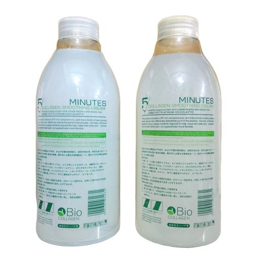 Cặp Uốn Xoăn Lạnh Bibop collagen 800ml (số 1 và số 2)