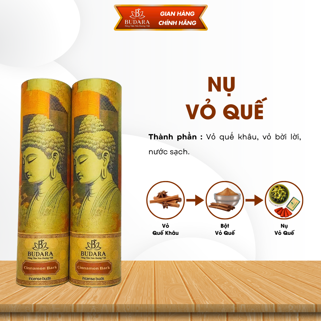 Nụ vỏ quế budara, nụ quế khâu, nhang thảo mộc budara