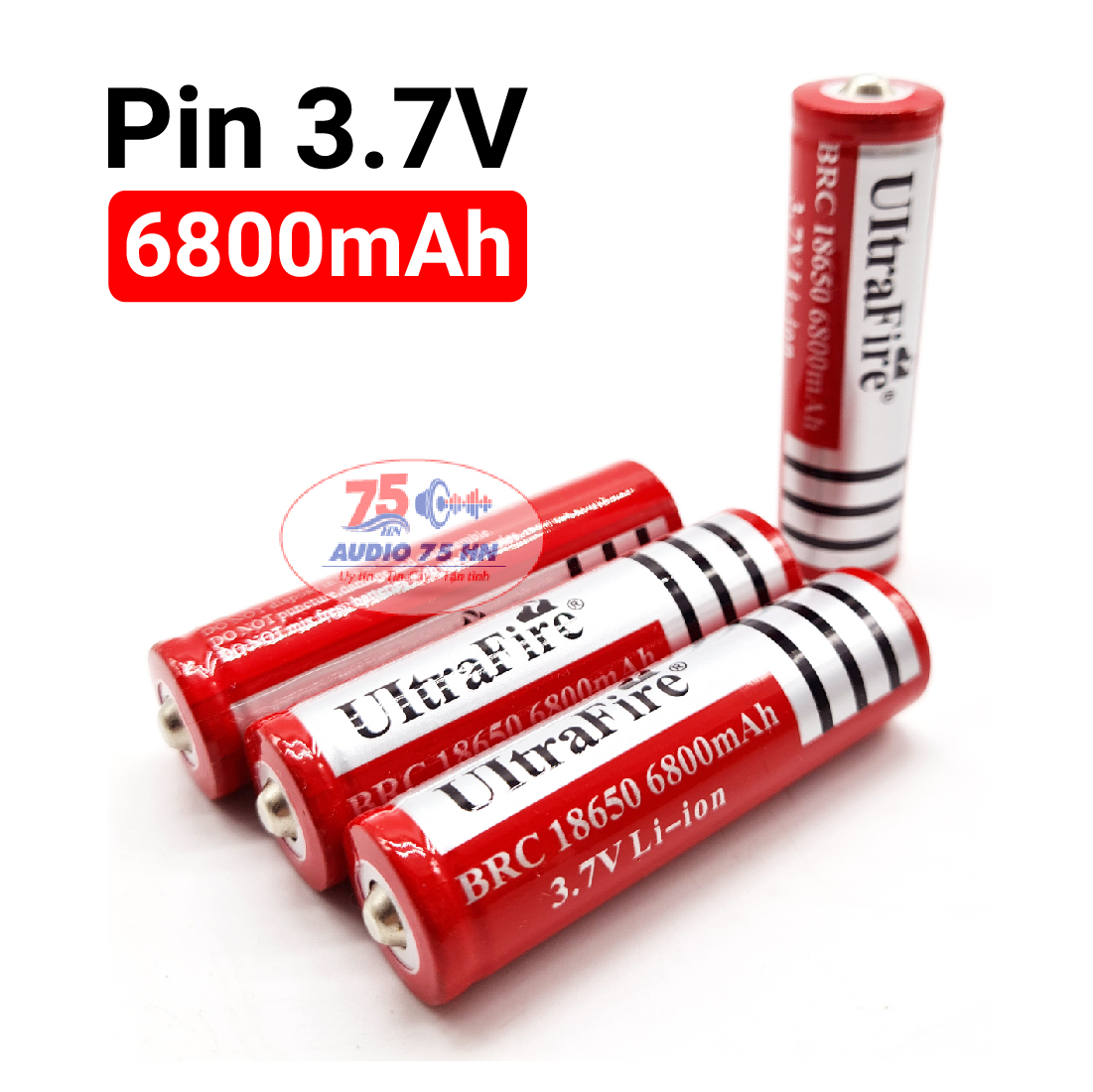 01 viên pin UItra đa năng - Pin 18650 6800mAh 3.7V Ultra Fire dung lượng cao và có thể sạc lại