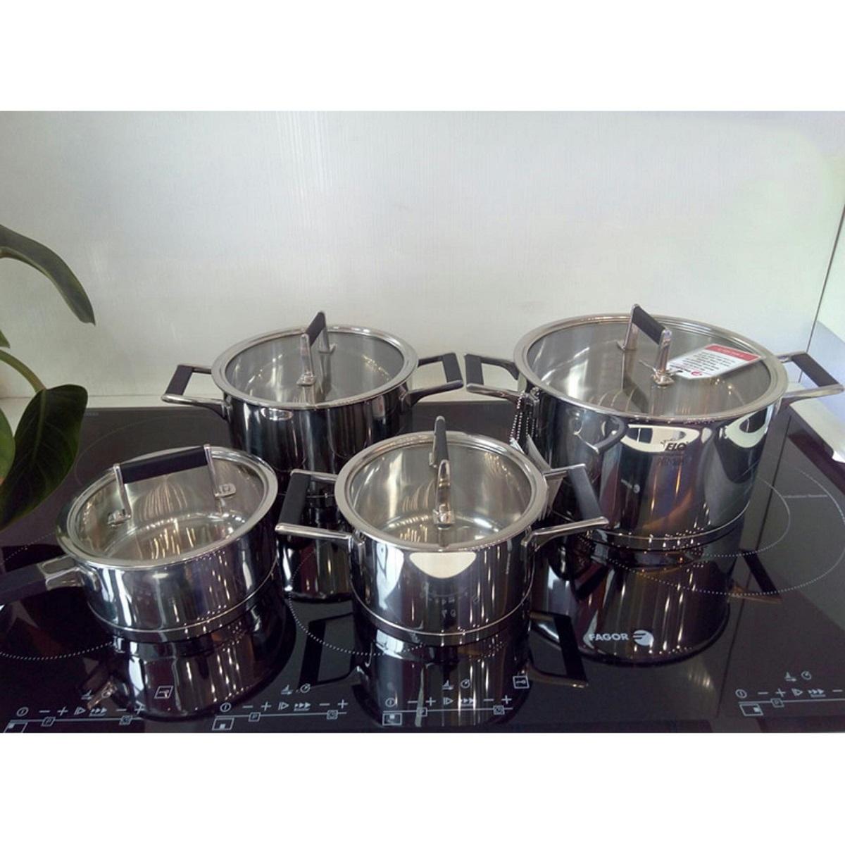 Bộ nồi Elo Premium Skandinavia 4 chiếc 4 nắp