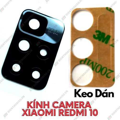 Glasses camera Xiaomi Redmi 10 attached adhesive stickers