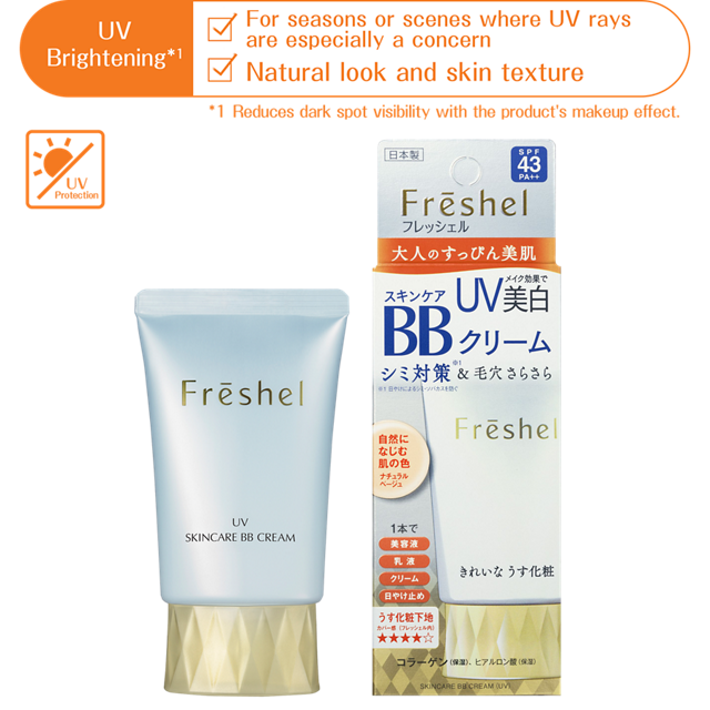 FRESHEL SKINCARE BB CREAM (UV) 50G (KEM CHE KHUYẾT ĐIỂM CÓ DƯỠNG LÀM SÁNG DA)