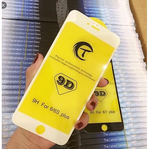 [HCM]Kính cường lực iphone 9D full màn cho Iphone 6/6s/6plus/7/7s/7plus/8/8plus/X/XsMax