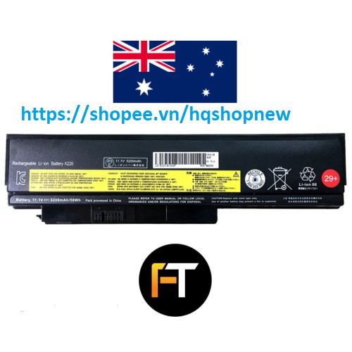 ️[Pin zin] Pin laptop Lenovo ThinkPad X220 X220i X220S