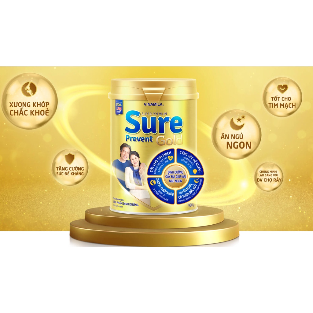 Sữa bột Vinamilk Sure Prevent 900g