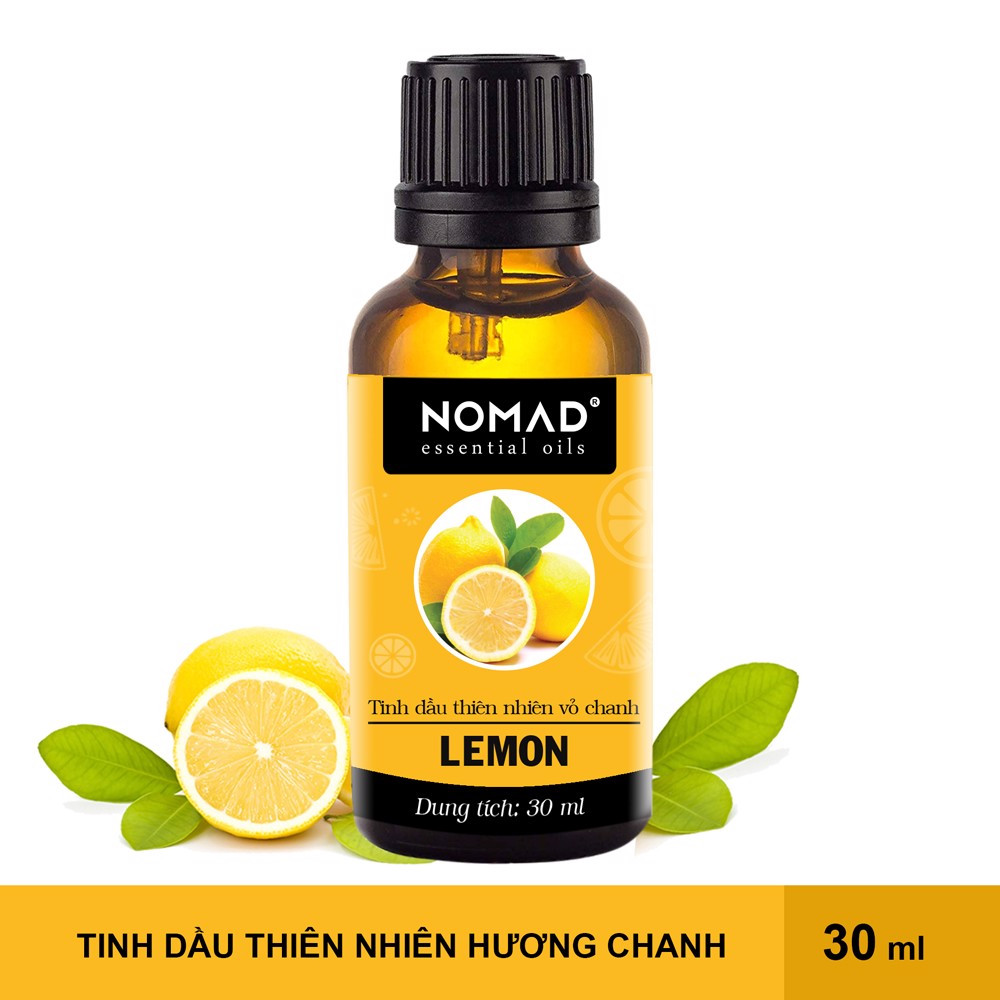 Tinh Dầu Vỏ Chanh Nguyên Chất Nomad Essential Oils Lemon