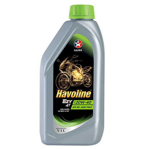 Caltex havoline ezy 4t 20w40 1l nhớt xe số