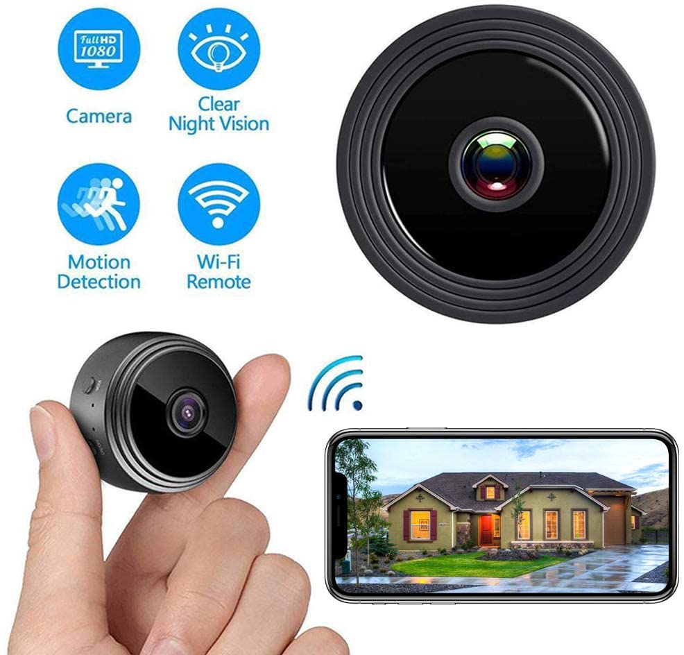 【in stock】Camera Giám Sát Mini IP Wifi Kết Nối ĐT A9 Plus Hồng Ngoại HD 1080P Máy Quay An Ninh Gia Đình Không Dây Máy Quay IP HD Tầm Nhìn Ban Đêm