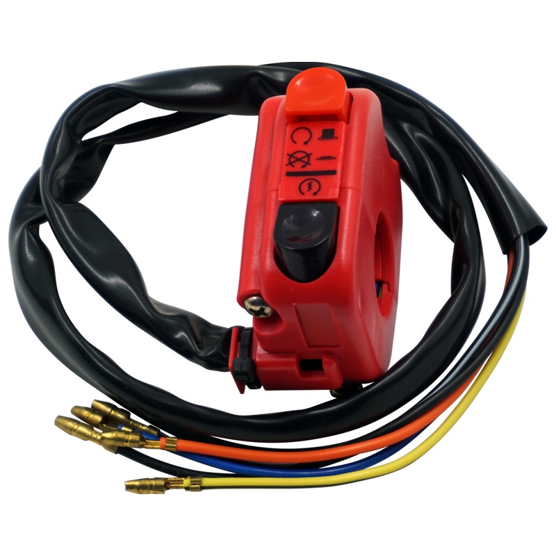 ✆◈ Modified parts ATV motorcycle handle switch retro flameout switch start double flash LED headlight switch