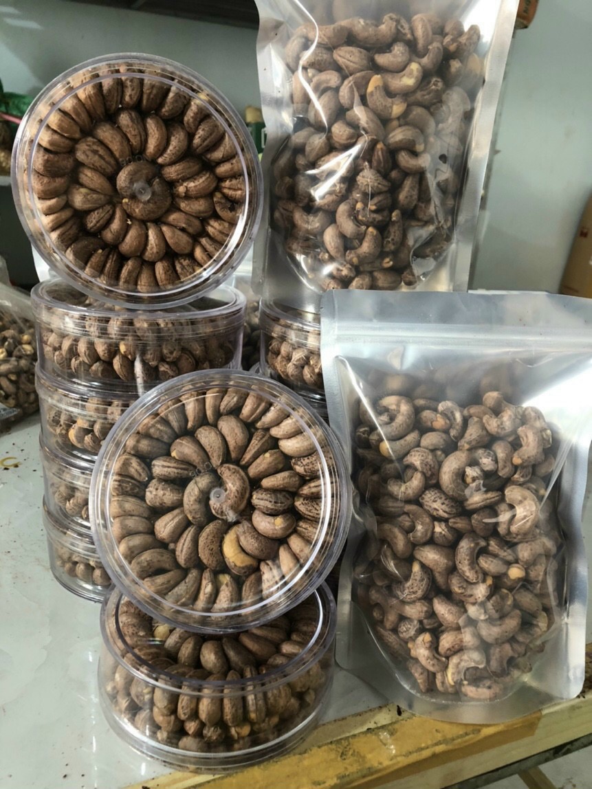 500gram Hạt điều rang muối nguyên lụa Bình Phước