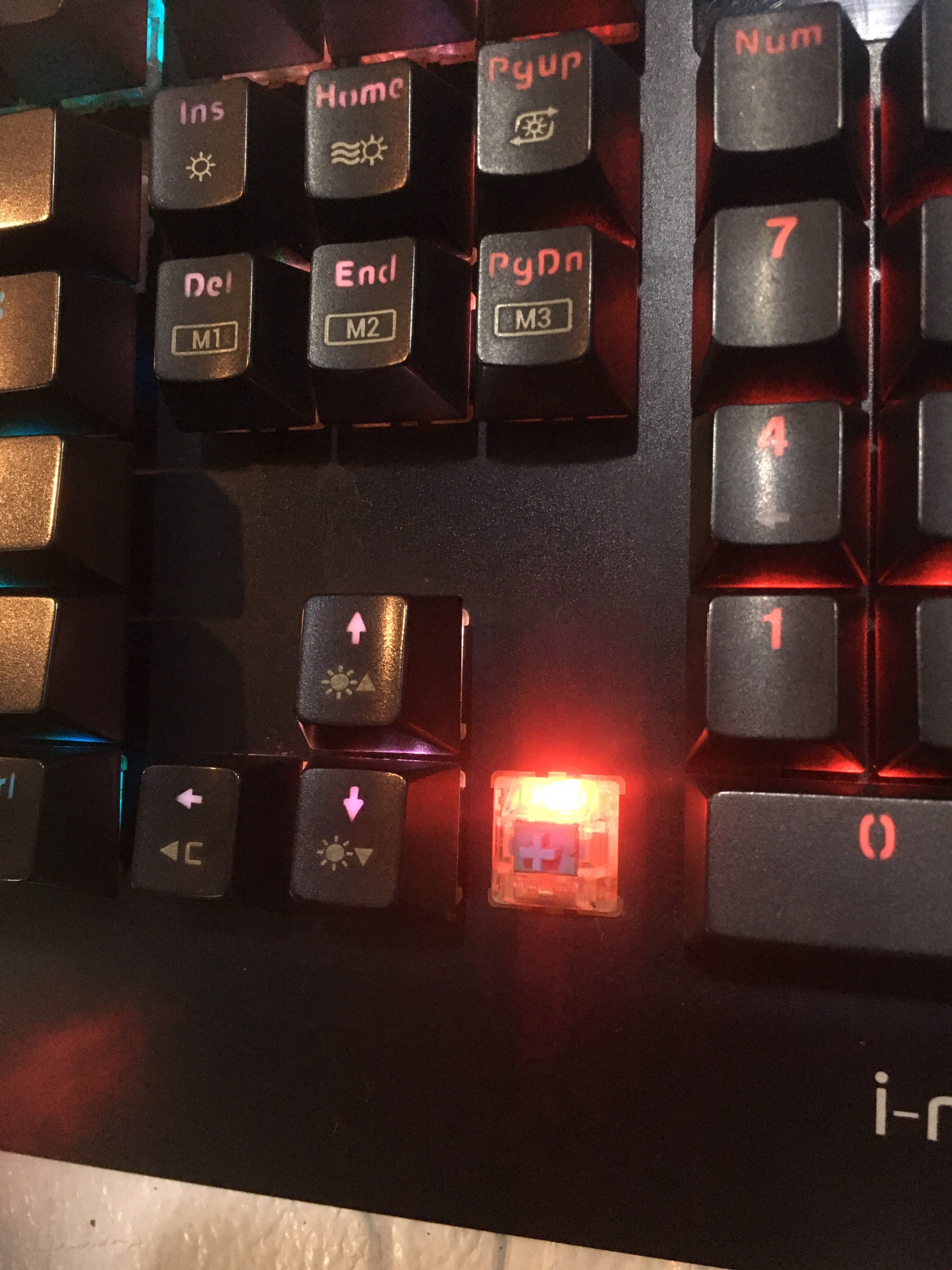 Bàn Phím Cơ I-Rocks K60M RGB Switch Cherry Red / Blue ( 2nd 95%)