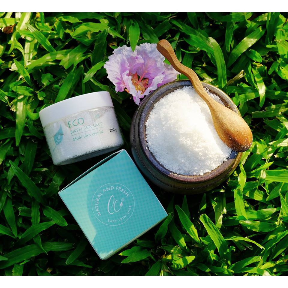 Muối tắm thảo dược Eco - lọ 200g