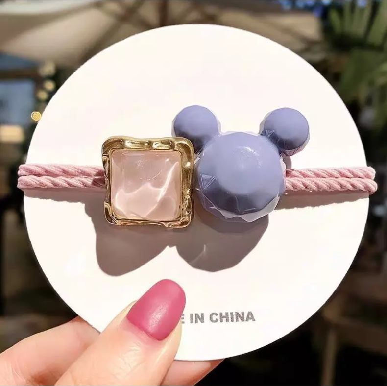 Dây buộc tóc hình gấu nhiều màu