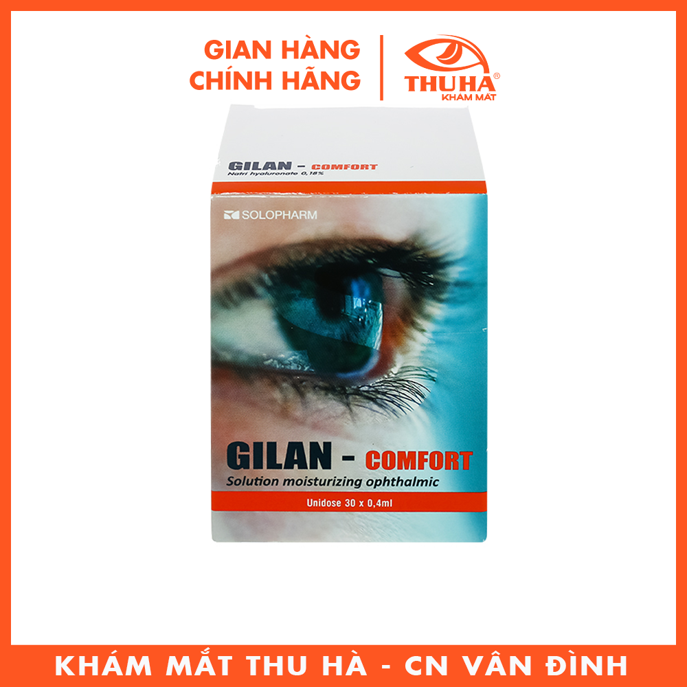 Dung dịch nhỏ mắt Gilan-Comfort 0.18% (hộp 30 ốngx0.4ml)
