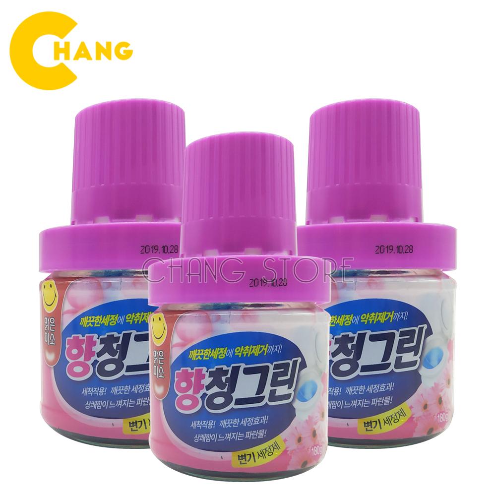 Lọ Thả Bồn Cầu Hương Nước Hoa Hàn Quốc 150g , Khử Mùi, Diệt Khuẩn, Bảo Vệ Men Bồn Cầu