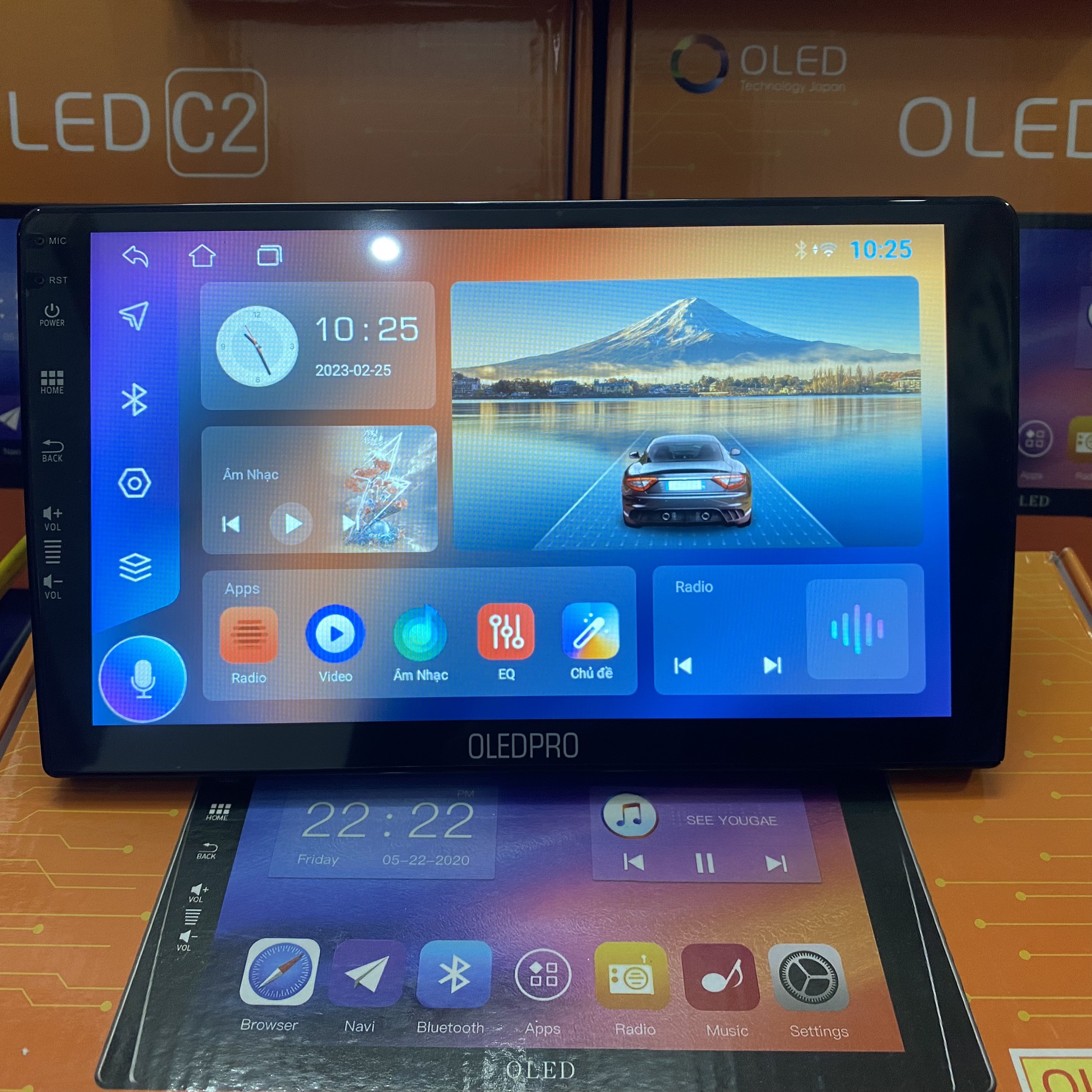 [Hỗ trợ lắp đặt Hà Nội] Màn hình OLEDPRO kết nối wifi ANDROID 10. cho xe FORD EVEREST với âm thanh, hình ảnh sắc nét, trung thực, lắp camera lùi cho ô tô, đồ chơi xe hơi, đầu dvd cho xe ô tô