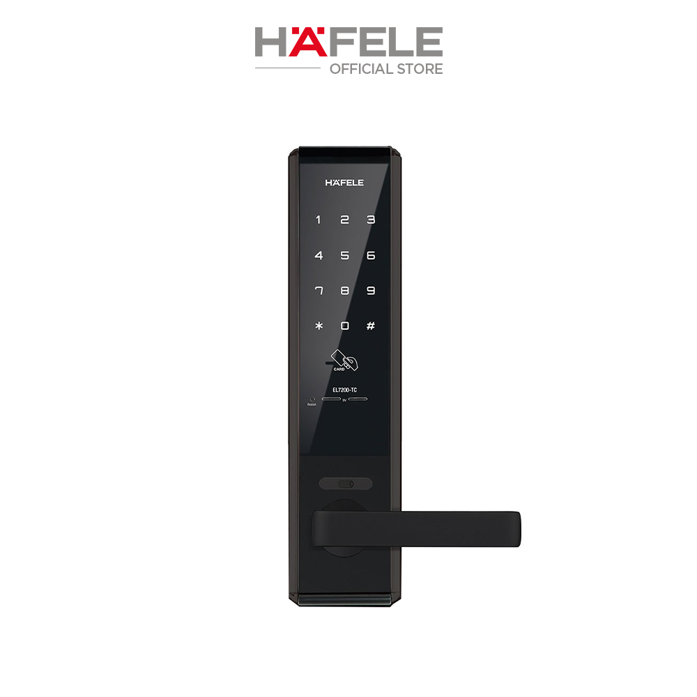 [MIỄN PHÍ LẮP ĐẶT] Khóa điện tử Hafele EL7200-TC màu đen