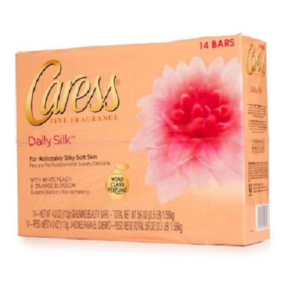 Combo 3 cục Xà bông cục Caress Daily Silk