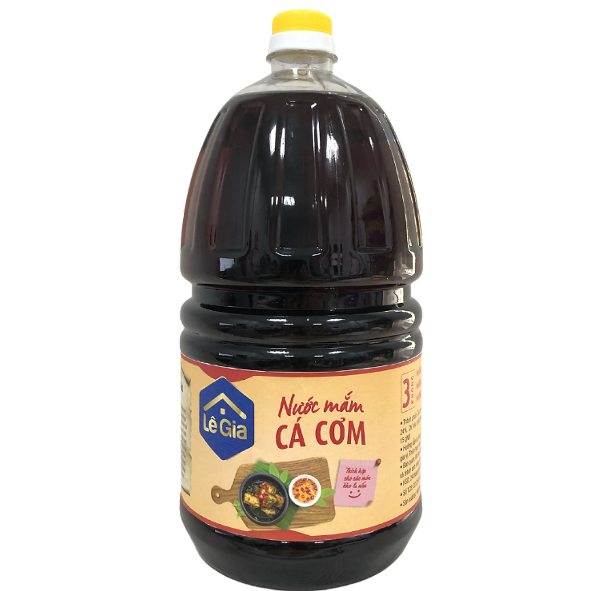 Nước mắm cá cơm Lê Gia- can 2l (Can)