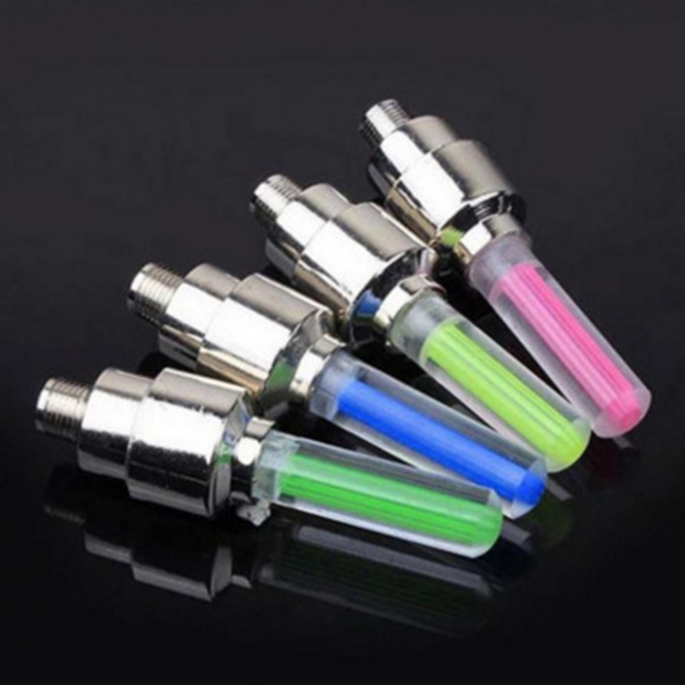 Bộ 2 Đèn Led Gắn Van Xe Hình Trụ Cao Cấp