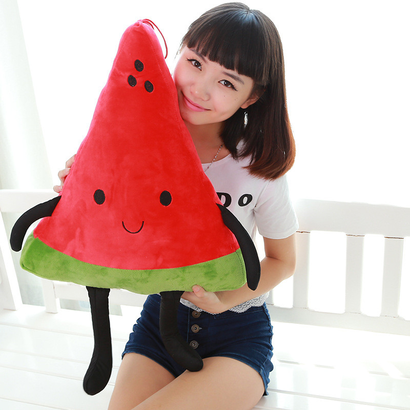 Gấu bông trái cây, rau củ quả dễ thương 10cm---80cm (dưa hấu/trái bắp/cà tím/súp lơ/cà rốt/bí đao/thơm/chuối)