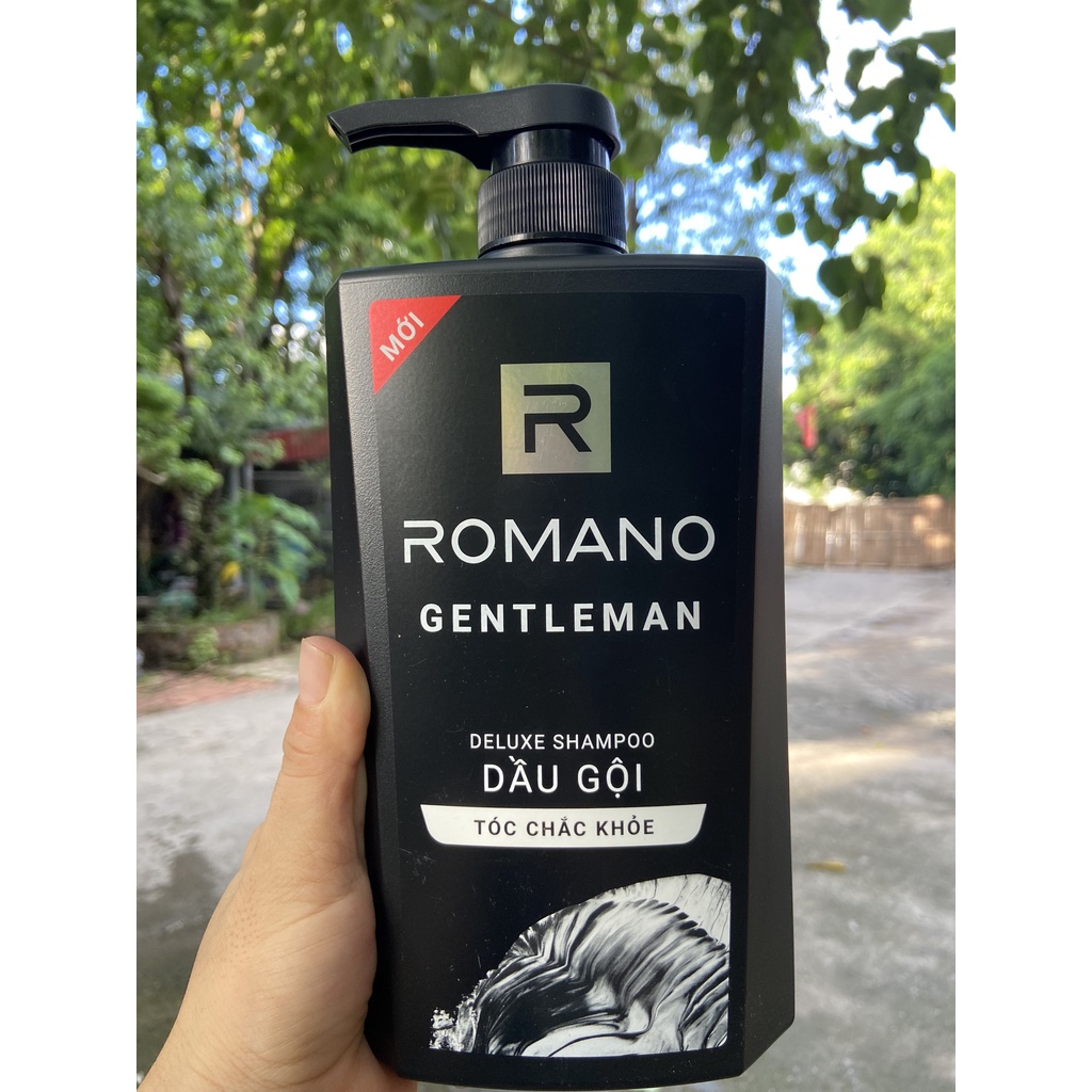 Combo Hai Dầu Gội Romano Gentlemen 650g
