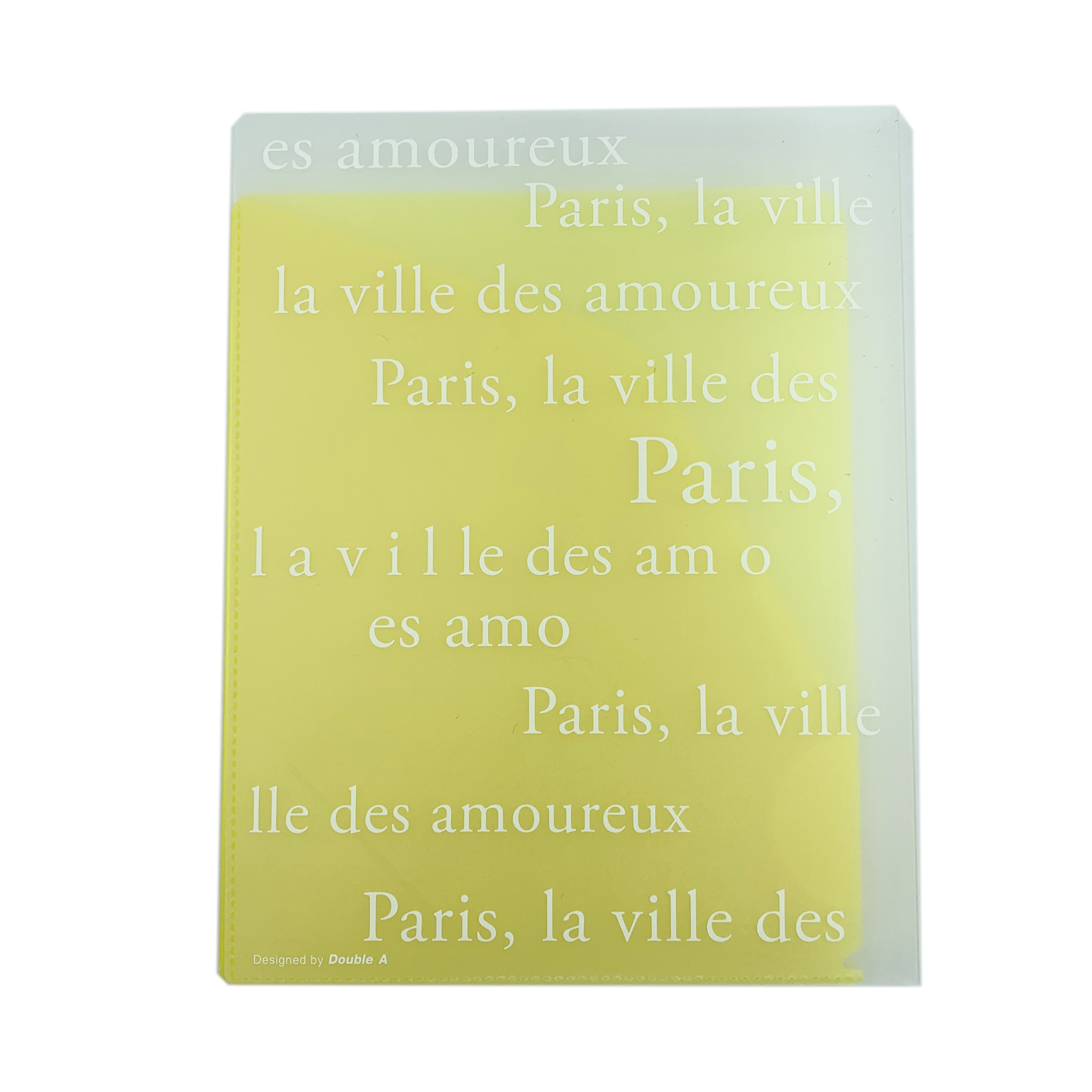 Double A Bìa Nhiều Ngăn -  Mẫu Paris (2 Cái)