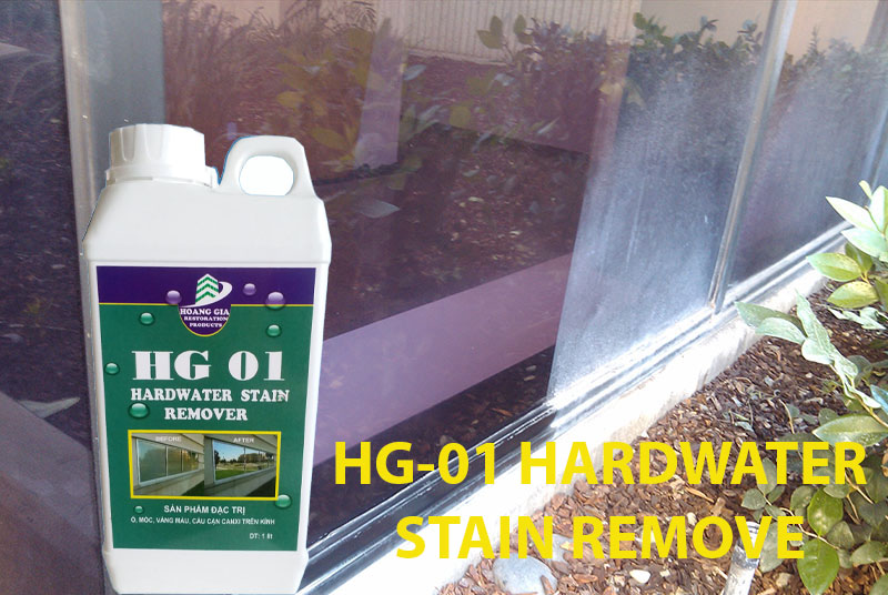 Tẩy ố cặn canxi trên kính HG 01 1000ML