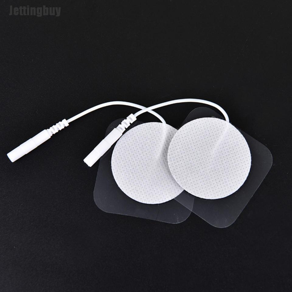 10 Miếng Đệm Điện Cực Tròn Trị Liệu Tens Miếng Dán Điện Cực Cho Máy Trị Liệu 4Cm