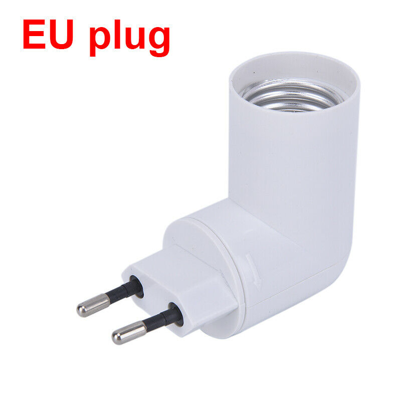 QKKQLA E27 Led Light Lamp Bulb Bases Socket Holder Adjstable 360 Corn Bulb Adapter Power Plug Converter Lighting