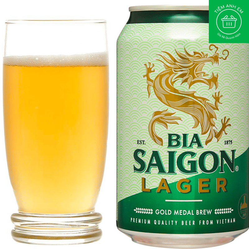Bia Sài Gòn Lager Lon 330ml
