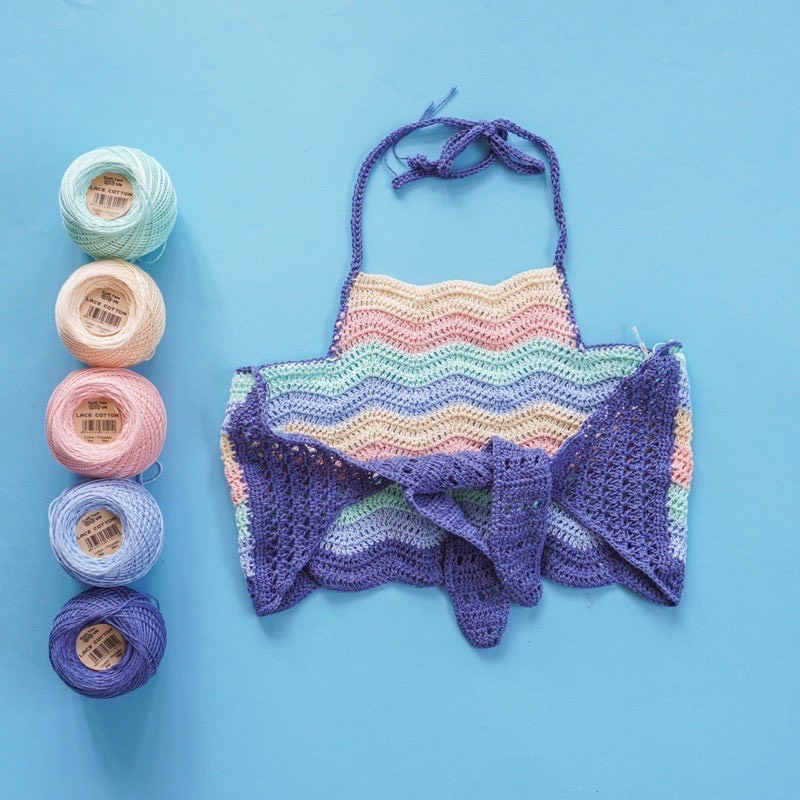 Sợi Lace Cotton Craft Yarn VN Cuộn 50gr