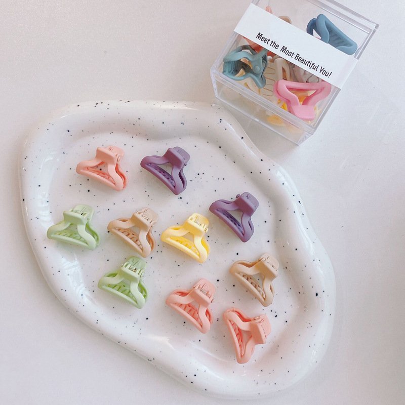 Set 5-10 Kẹp càng cua đính hạt Hàn Quốc kèm túi zip trend