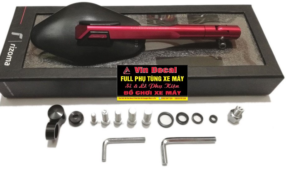 Combo Kính Rizoma Elisse loại 1 + Ron Xoay 360 Độ - Vindecal BD